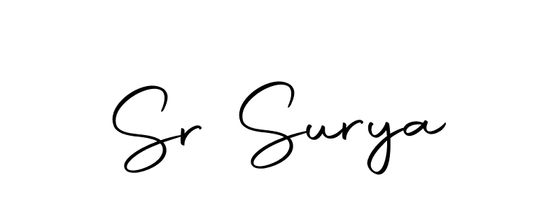 Use a signature maker to create a handwritten signature online. With this signature software, you can design (Autography-DOLnW) your own signature for name Sr Surya. Sr Surya signature style 10 images and pictures png