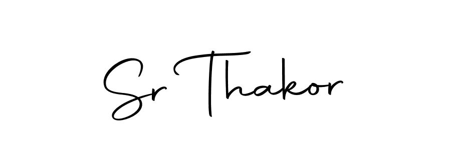 if you are searching for the best signature style for your name Sr Thakor. so please give up your signature search. here we have designed multiple signature styles  using Autography-DOLnW. Sr Thakor signature style 10 images and pictures png
