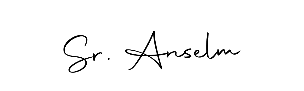 How to make Sr. Anselm signature? Autography-DOLnW is a professional autograph style. Create handwritten signature for Sr. Anselm name. Sr. Anselm signature style 10 images and pictures png