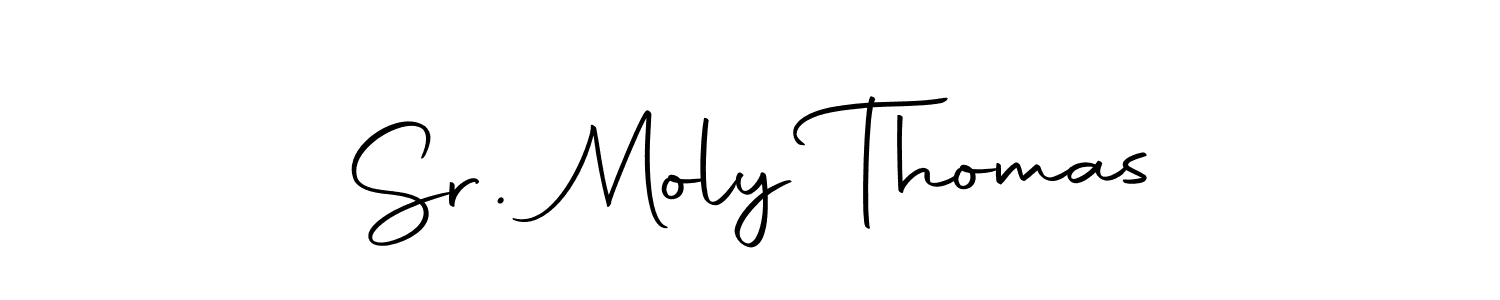 Make a beautiful signature design for name Sr. Moly Thomas. Use this online signature maker to create a handwritten signature for free. Sr. Moly Thomas signature style 10 images and pictures png