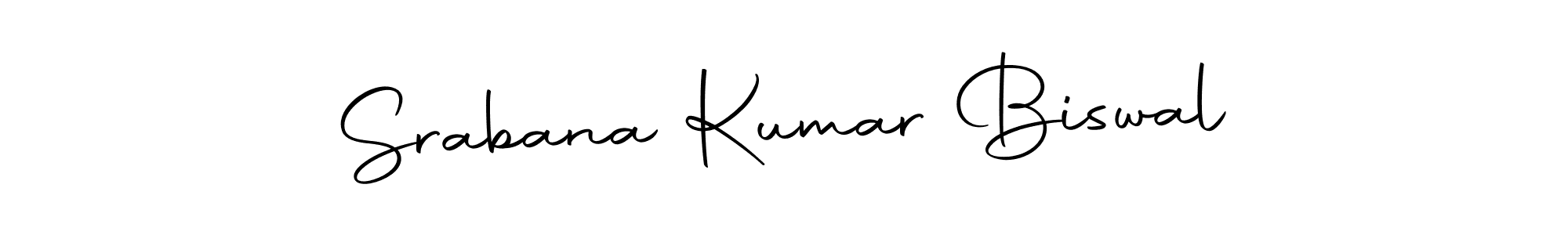 Create a beautiful signature design for name Srabana Kumar Biswal. With this signature (Autography-DOLnW) fonts, you can make a handwritten signature for free. Srabana Kumar Biswal signature style 10 images and pictures png