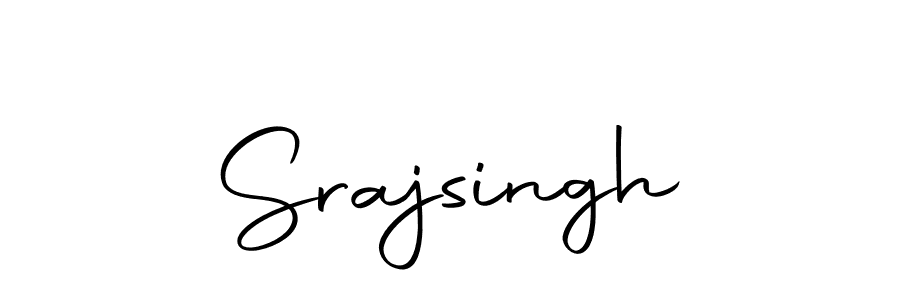 Create a beautiful signature design for name Srajsingh. With this signature (Autography-DOLnW) fonts, you can make a handwritten signature for free. Srajsingh signature style 10 images and pictures png