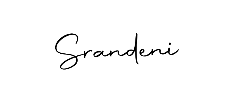 Use a signature maker to create a handwritten signature online. With this signature software, you can design (Autography-DOLnW) your own signature for name Srandeni. Srandeni signature style 10 images and pictures png