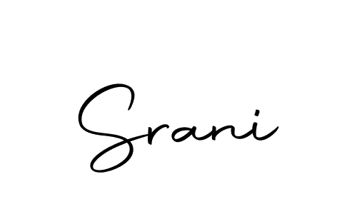 The best way (Autography-DOLnW) to make a short signature is to pick only two or three words in your name. The name Srani include a total of six letters. For converting this name. Srani signature style 10 images and pictures png