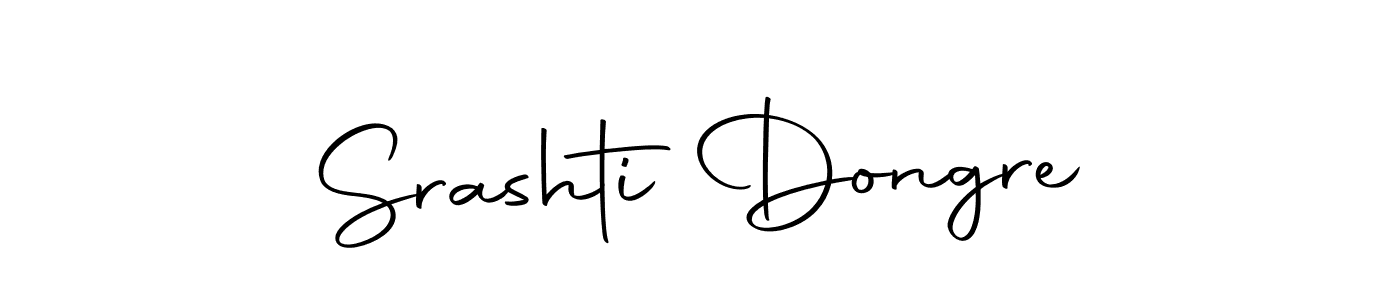 Make a beautiful signature design for name Srashti Dongre. With this signature (Autography-DOLnW) style, you can create a handwritten signature for free. Srashti Dongre signature style 10 images and pictures png