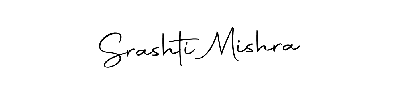 Create a beautiful signature design for name Srashti Mishra. With this signature (Autography-DOLnW) fonts, you can make a handwritten signature for free. Srashti Mishra signature style 10 images and pictures png