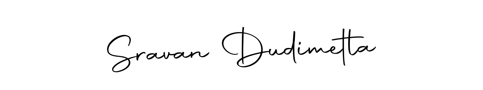 The best way (Autography-DOLnW) to make a short signature is to pick only two or three words in your name. The name Sravan Dudimetla include a total of six letters. For converting this name. Sravan Dudimetla signature style 10 images and pictures png