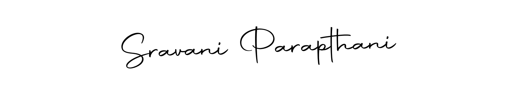 Use a signature maker to create a handwritten signature online. With this signature software, you can design (Autography-DOLnW) your own signature for name Sravani Parapthani. Sravani Parapthani signature style 10 images and pictures png