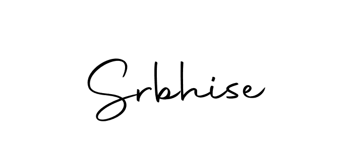 You should practise on your own different ways (Autography-DOLnW) to write your name (Srbhise) in signature. don't let someone else do it for you. Srbhise signature style 10 images and pictures png