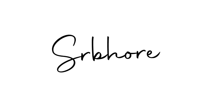 Use a signature maker to create a handwritten signature online. With this signature software, you can design (Autography-DOLnW) your own signature for name Srbhore. Srbhore signature style 10 images and pictures png