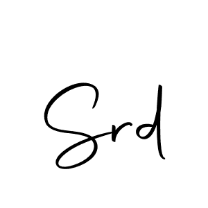 You should practise on your own different ways (Autography-DOLnW) to write your name (Srd) in signature. don't let someone else do it for you. Srd signature style 10 images and pictures png