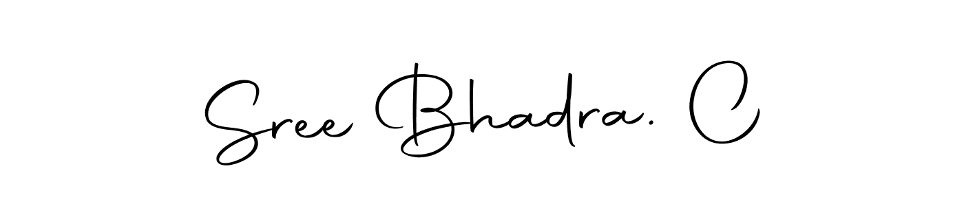 Sree Bhadra. C stylish signature style. Best Handwritten Sign (Autography-DOLnW) for my name. Handwritten Signature Collection Ideas for my name Sree Bhadra. C. Sree Bhadra. C signature style 10 images and pictures png