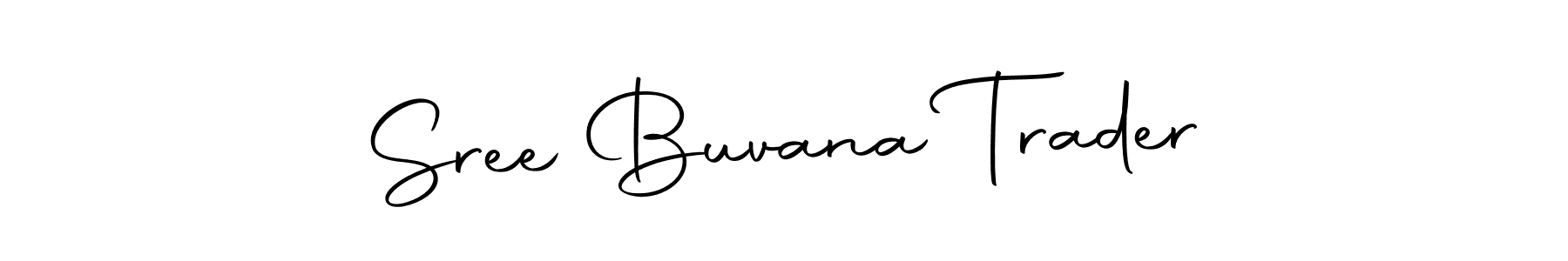 Create a beautiful signature design for name Sree Buvana Trader. With this signature (Autography-DOLnW) fonts, you can make a handwritten signature for free. Sree Buvana Trader signature style 10 images and pictures png
