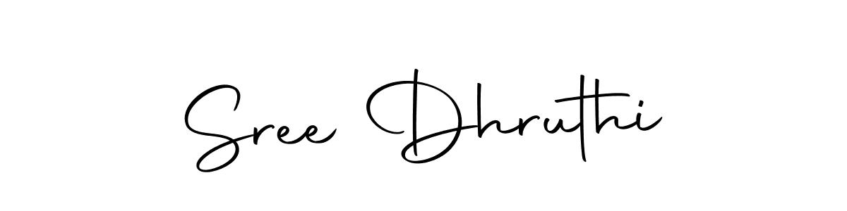 Design your own signature with our free online signature maker. With this signature software, you can create a handwritten (Autography-DOLnW) signature for name Sree Dhruthi. Sree Dhruthi signature style 10 images and pictures png