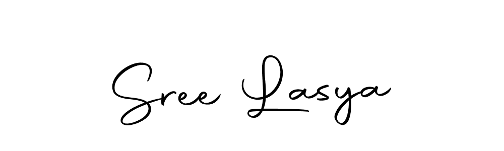 Use a signature maker to create a handwritten signature online. With this signature software, you can design (Autography-DOLnW) your own signature for name Sree Lasya. Sree Lasya signature style 10 images and pictures png