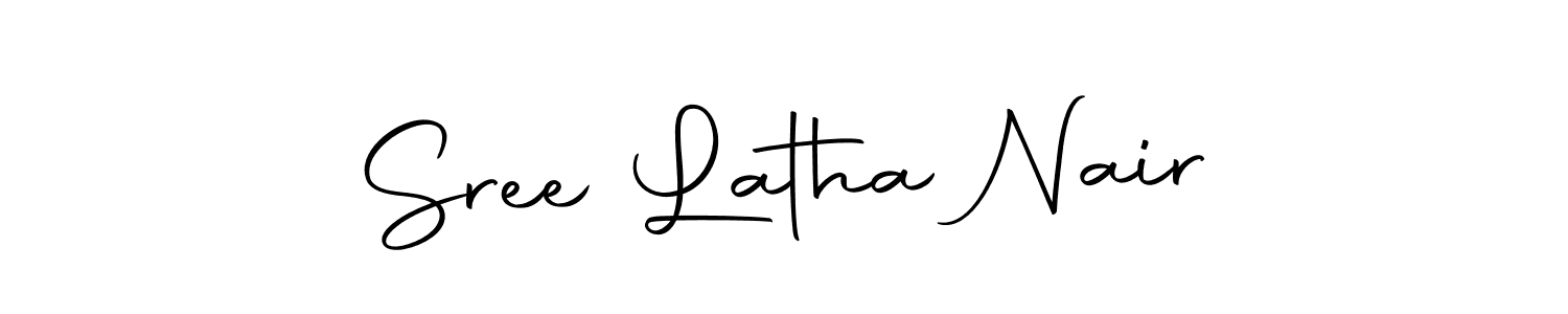 Sree Latha Nair stylish signature style. Best Handwritten Sign (Autography-DOLnW) for my name. Handwritten Signature Collection Ideas for my name Sree Latha Nair. Sree Latha Nair signature style 10 images and pictures png