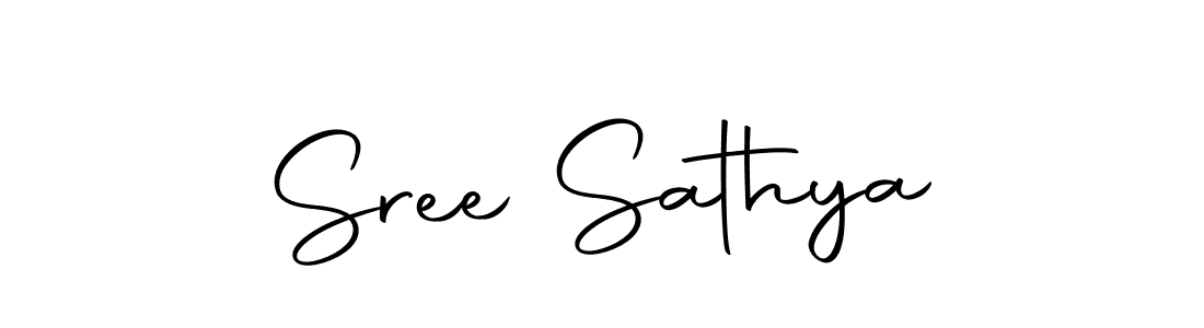 Use a signature maker to create a handwritten signature online. With this signature software, you can design (Autography-DOLnW) your own signature for name Sree Sathya. Sree Sathya signature style 10 images and pictures png