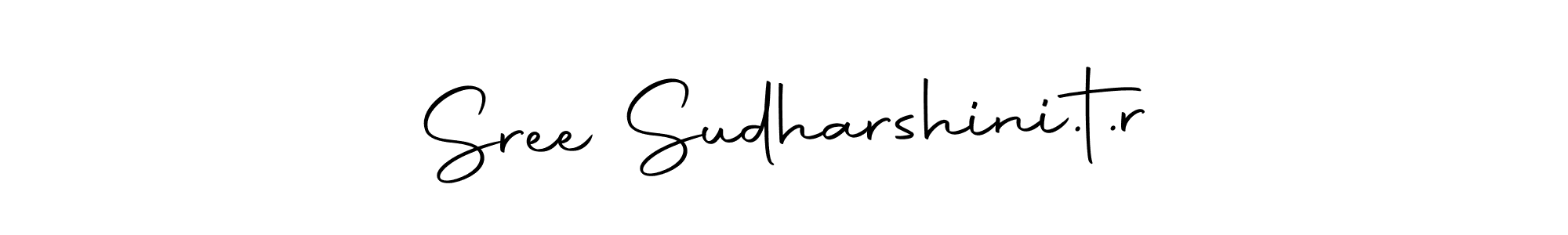 Create a beautiful signature design for name Sree Sudharshini.t.r. With this signature (Autography-DOLnW) fonts, you can make a handwritten signature for free. Sree Sudharshini.t.r signature style 10 images and pictures png