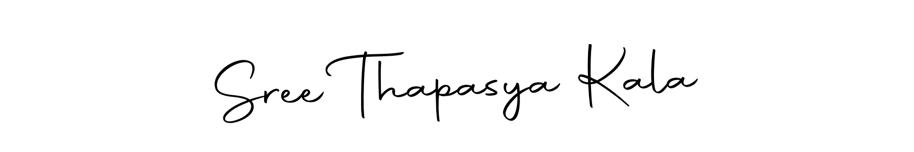 Similarly Autography-DOLnW is the best handwritten signature design. Signature creator online .You can use it as an online autograph creator for name Sree Thapasya Kala. Sree Thapasya Kala signature style 10 images and pictures png