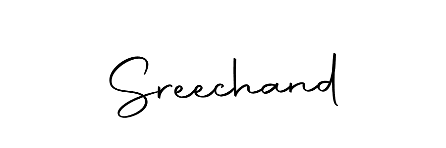 Create a beautiful signature design for name Sreechand. With this signature (Autography-DOLnW) fonts, you can make a handwritten signature for free. Sreechand signature style 10 images and pictures png