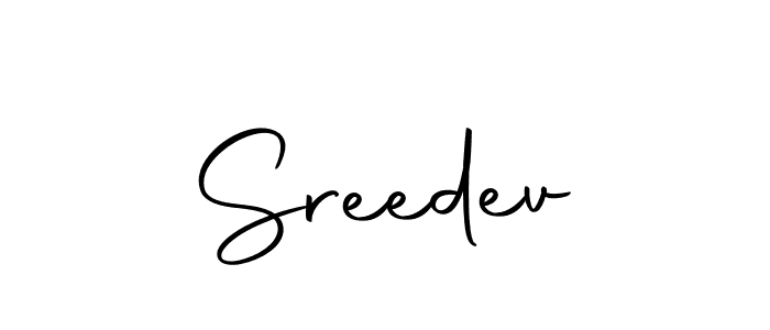 The best way (Autography-DOLnW) to make a short signature is to pick only two or three words in your name. The name Sreedev include a total of six letters. For converting this name. Sreedev signature style 10 images and pictures png