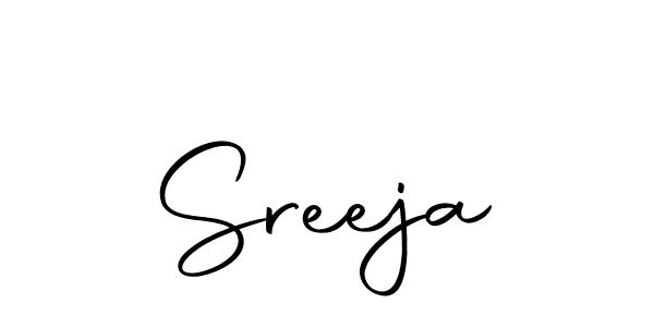 Make a beautiful signature design for name Sreeja. With this signature (Autography-DOLnW) style, you can create a handwritten signature for free. Sreeja signature style 10 images and pictures png