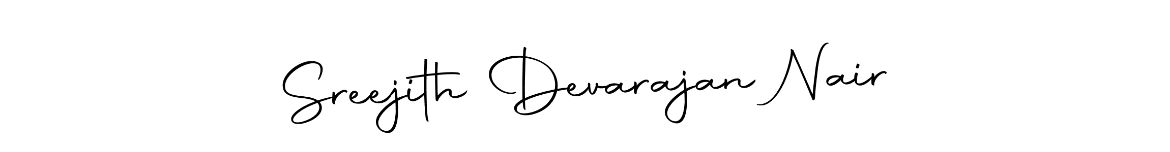 Use a signature maker to create a handwritten signature online. With this signature software, you can design (Autography-DOLnW) your own signature for name Sreejith Devarajan Nair. Sreejith Devarajan Nair signature style 10 images and pictures png
