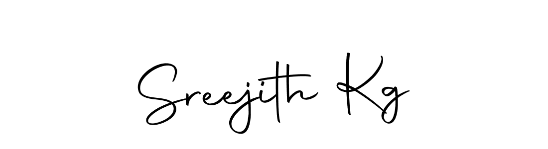 Use a signature maker to create a handwritten signature online. With this signature software, you can design (Autography-DOLnW) your own signature for name Sreejith Kg. Sreejith Kg signature style 10 images and pictures png
