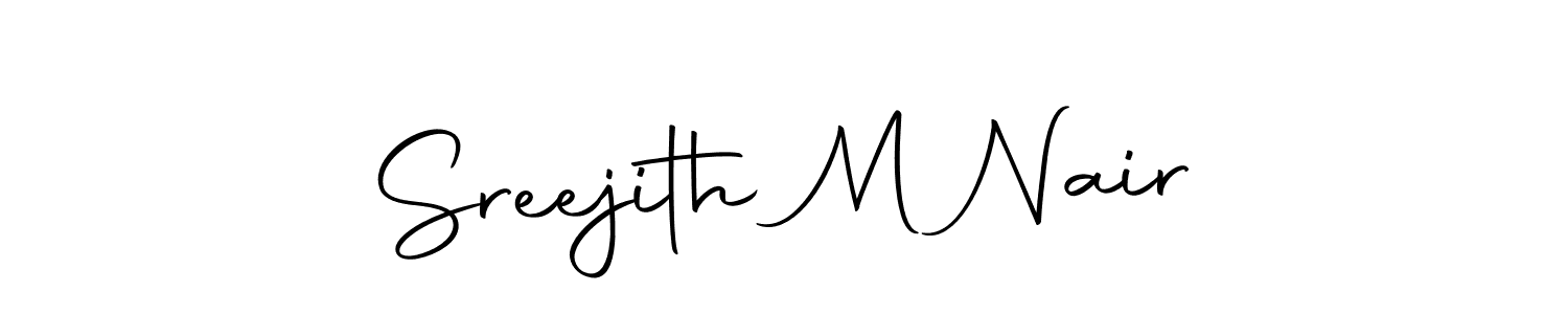 You should practise on your own different ways (Autography-DOLnW) to write your name (Sreejith M Nair) in signature. don't let someone else do it for you. Sreejith M Nair signature style 10 images and pictures png
