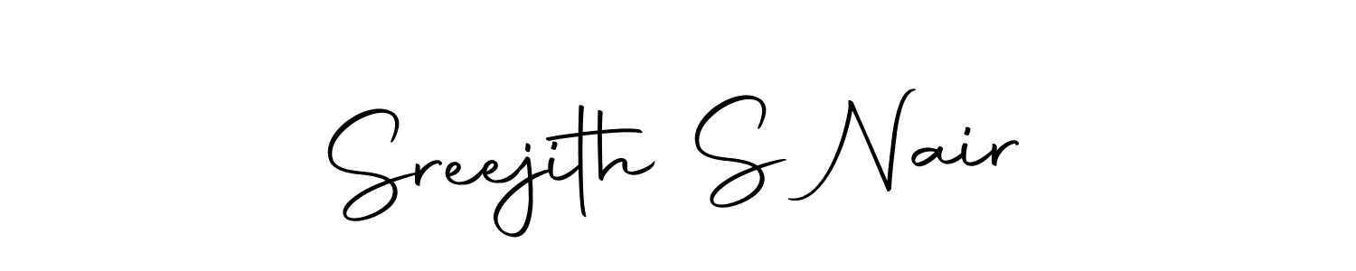 How to make Sreejith S Nair signature? Autography-DOLnW is a professional autograph style. Create handwritten signature for Sreejith S Nair name. Sreejith S Nair signature style 10 images and pictures png