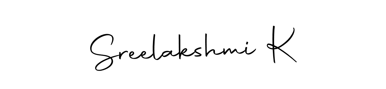 Also we have Sreelakshmi K name is the best signature style. Create professional handwritten signature collection using Autography-DOLnW autograph style. Sreelakshmi K signature style 10 images and pictures png