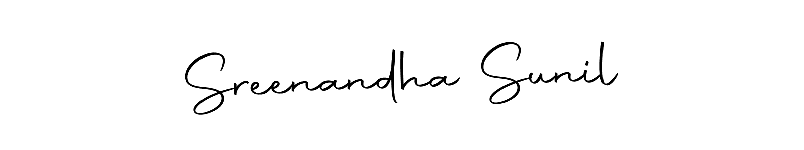 Also we have Sreenandha Sunil name is the best signature style. Create professional handwritten signature collection using Autography-DOLnW autograph style. Sreenandha Sunil signature style 10 images and pictures png