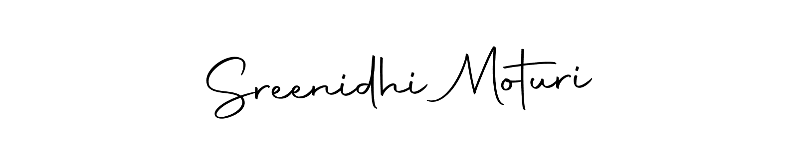 You should practise on your own different ways (Autography-DOLnW) to write your name (Sreenidhi Moturi) in signature. don't let someone else do it for you. Sreenidhi Moturi signature style 10 images and pictures png