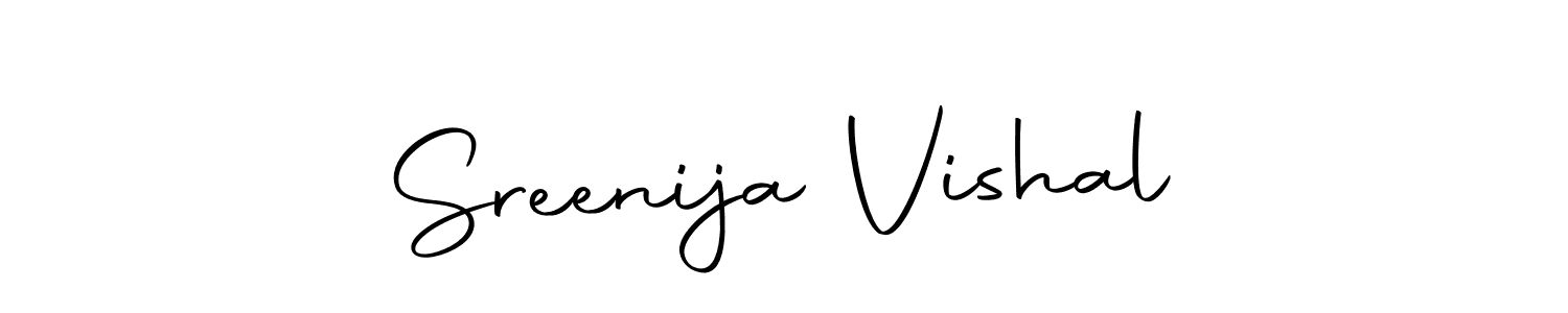Use a signature maker to create a handwritten signature online. With this signature software, you can design (Autography-DOLnW) your own signature for name Sreenija Vishal. Sreenija Vishal signature style 10 images and pictures png
