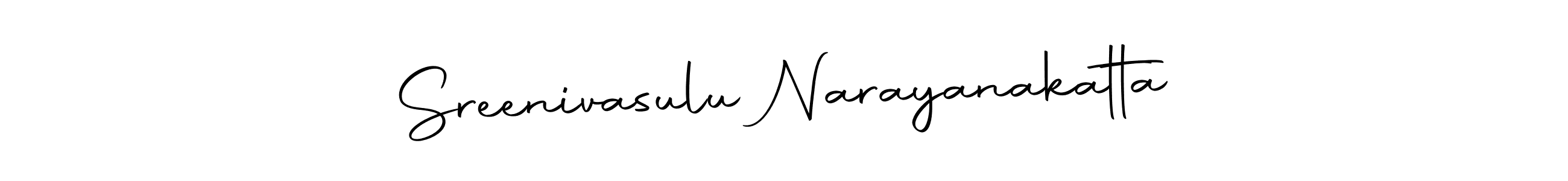 How to make Sreenivasulu Narayanakatta signature? Autography-DOLnW is a professional autograph style. Create handwritten signature for Sreenivasulu Narayanakatta name. Sreenivasulu Narayanakatta signature style 10 images and pictures png