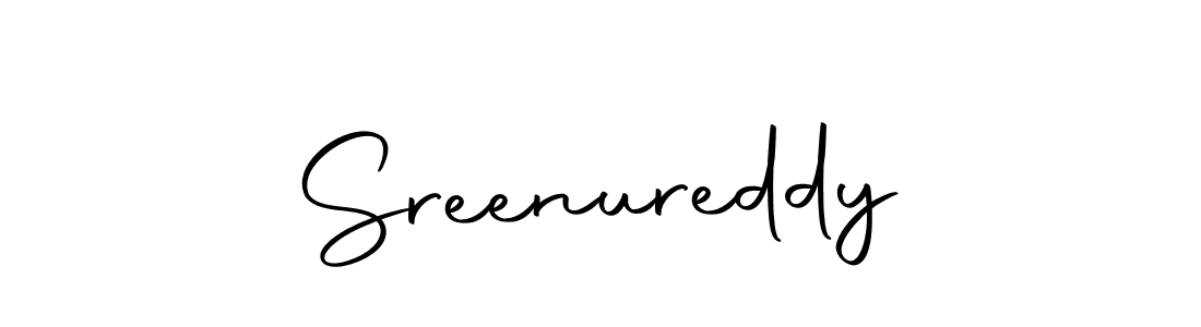 How to make Sreenureddy signature? Autography-DOLnW is a professional autograph style. Create handwritten signature for Sreenureddy name. Sreenureddy signature style 10 images and pictures png