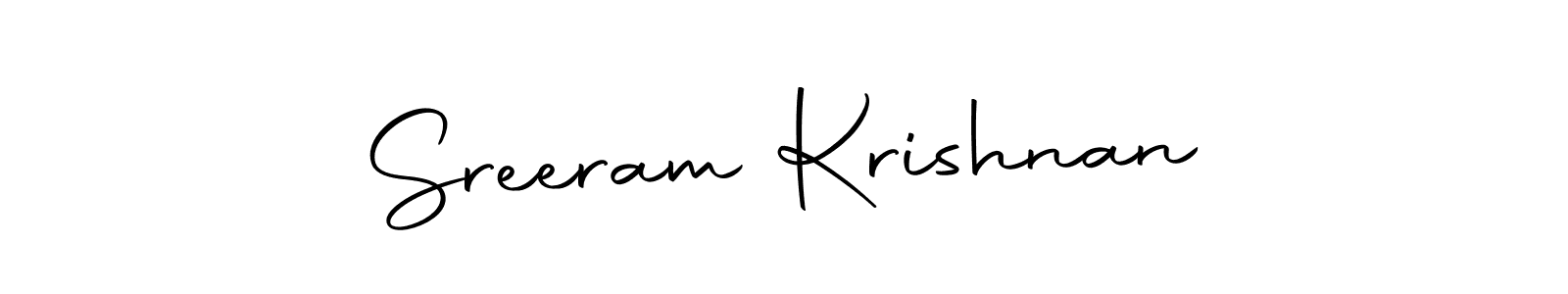 It looks lik you need a new signature style for name Sreeram Krishnan. Design unique handwritten (Autography-DOLnW) signature with our free signature maker in just a few clicks. Sreeram Krishnan signature style 10 images and pictures png