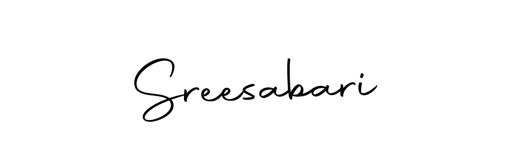 Create a beautiful signature design for name Sreesabari. With this signature (Autography-DOLnW) fonts, you can make a handwritten signature for free. Sreesabari signature style 10 images and pictures png