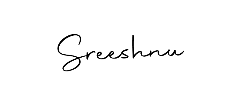 Design your own signature with our free online signature maker. With this signature software, you can create a handwritten (Autography-DOLnW) signature for name Sreeshnu. Sreeshnu signature style 10 images and pictures png