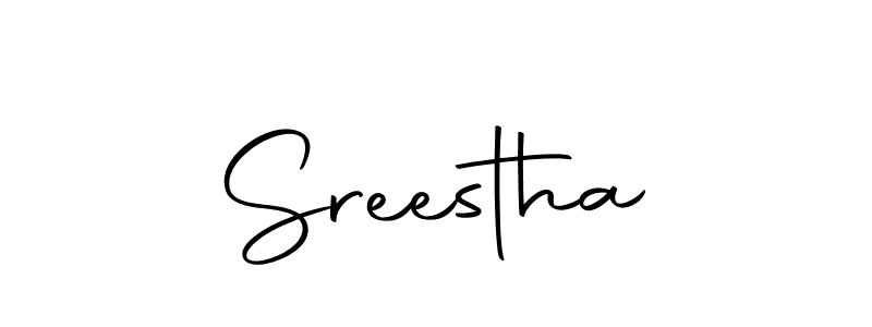 The best way (Autography-DOLnW) to make a short signature is to pick only two or three words in your name. The name Sreestha include a total of six letters. For converting this name. Sreestha signature style 10 images and pictures png