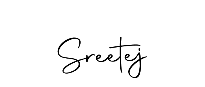 The best way (Autography-DOLnW) to make a short signature is to pick only two or three words in your name. The name Sreetej include a total of six letters. For converting this name. Sreetej signature style 10 images and pictures png
