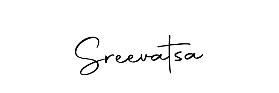 You should practise on your own different ways (Autography-DOLnW) to write your name (Sreevatsa) in signature. don't let someone else do it for you. Sreevatsa signature style 10 images and pictures png