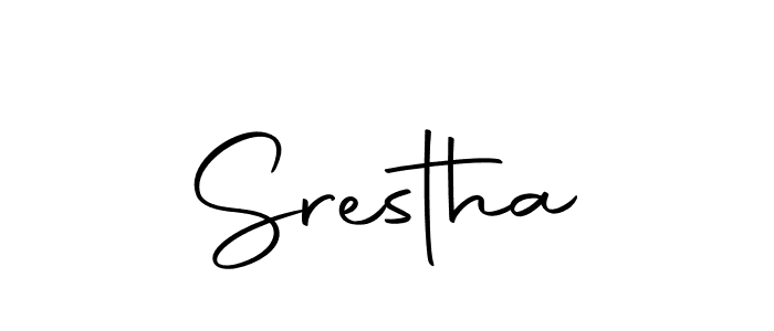 Srestha stylish signature style. Best Handwritten Sign (Autography-DOLnW) for my name. Handwritten Signature Collection Ideas for my name Srestha. Srestha signature style 10 images and pictures png