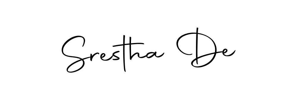 Make a beautiful signature design for name Srestha De. With this signature (Autography-DOLnW) style, you can create a handwritten signature for free. Srestha De signature style 10 images and pictures png