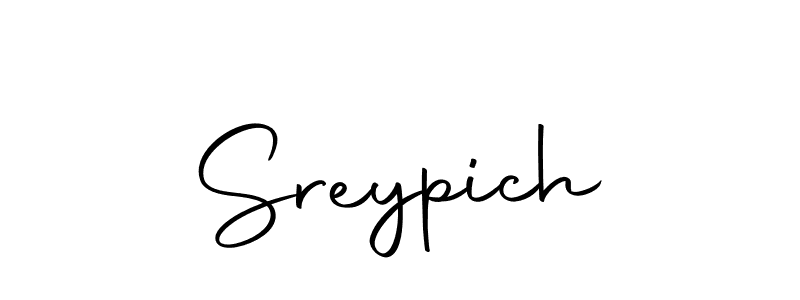 Use a signature maker to create a handwritten signature online. With this signature software, you can design (Autography-DOLnW) your own signature for name Sreypich. Sreypich signature style 10 images and pictures png