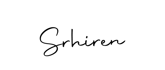 Srhiren stylish signature style. Best Handwritten Sign (Autography-DOLnW) for my name. Handwritten Signature Collection Ideas for my name Srhiren. Srhiren signature style 10 images and pictures png
