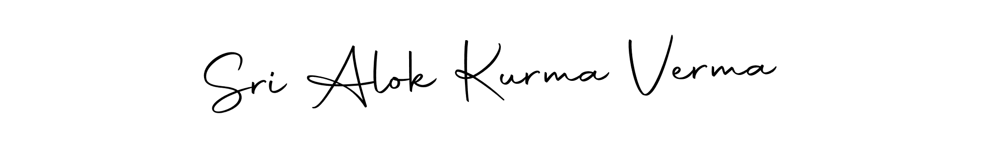 The best way (Autography-DOLnW) to make a short signature is to pick only two or three words in your name. The name Sri Alok Kurma Verma include a total of six letters. For converting this name. Sri Alok Kurma Verma signature style 10 images and pictures png