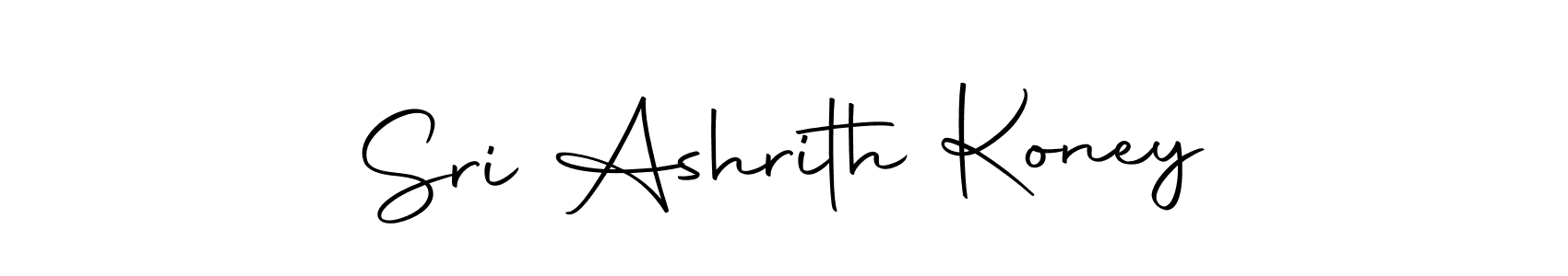 Design your own signature with our free online signature maker. With this signature software, you can create a handwritten (Autography-DOLnW) signature for name Sri Ashrith Koney. Sri Ashrith Koney signature style 10 images and pictures png