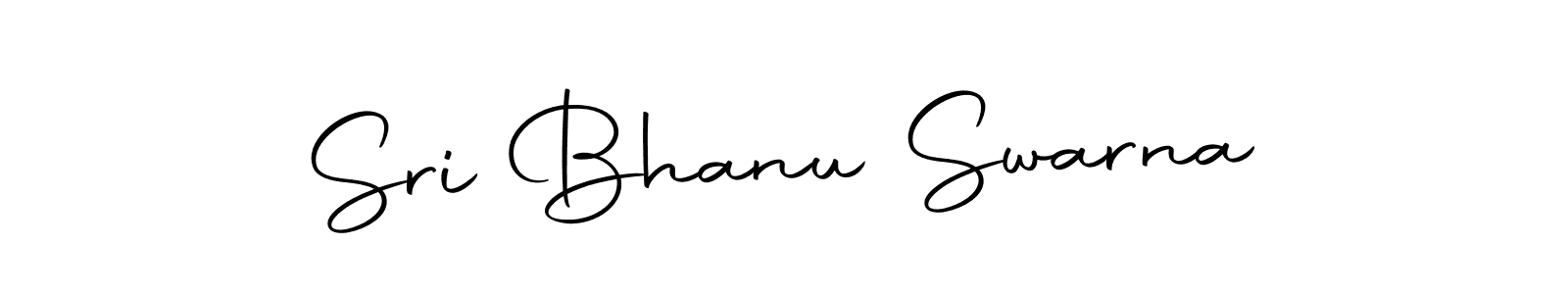 Make a beautiful signature design for name Sri Bhanu Swarna. With this signature (Autography-DOLnW) style, you can create a handwritten signature for free. Sri Bhanu Swarna signature style 10 images and pictures png