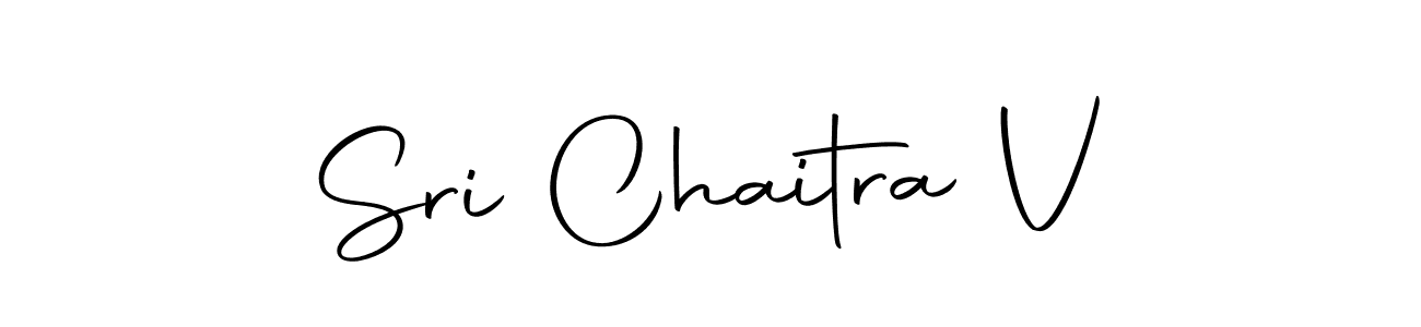 Design your own signature with our free online signature maker. With this signature software, you can create a handwritten (Autography-DOLnW) signature for name Sri Chaitra V. Sri Chaitra V signature style 10 images and pictures png